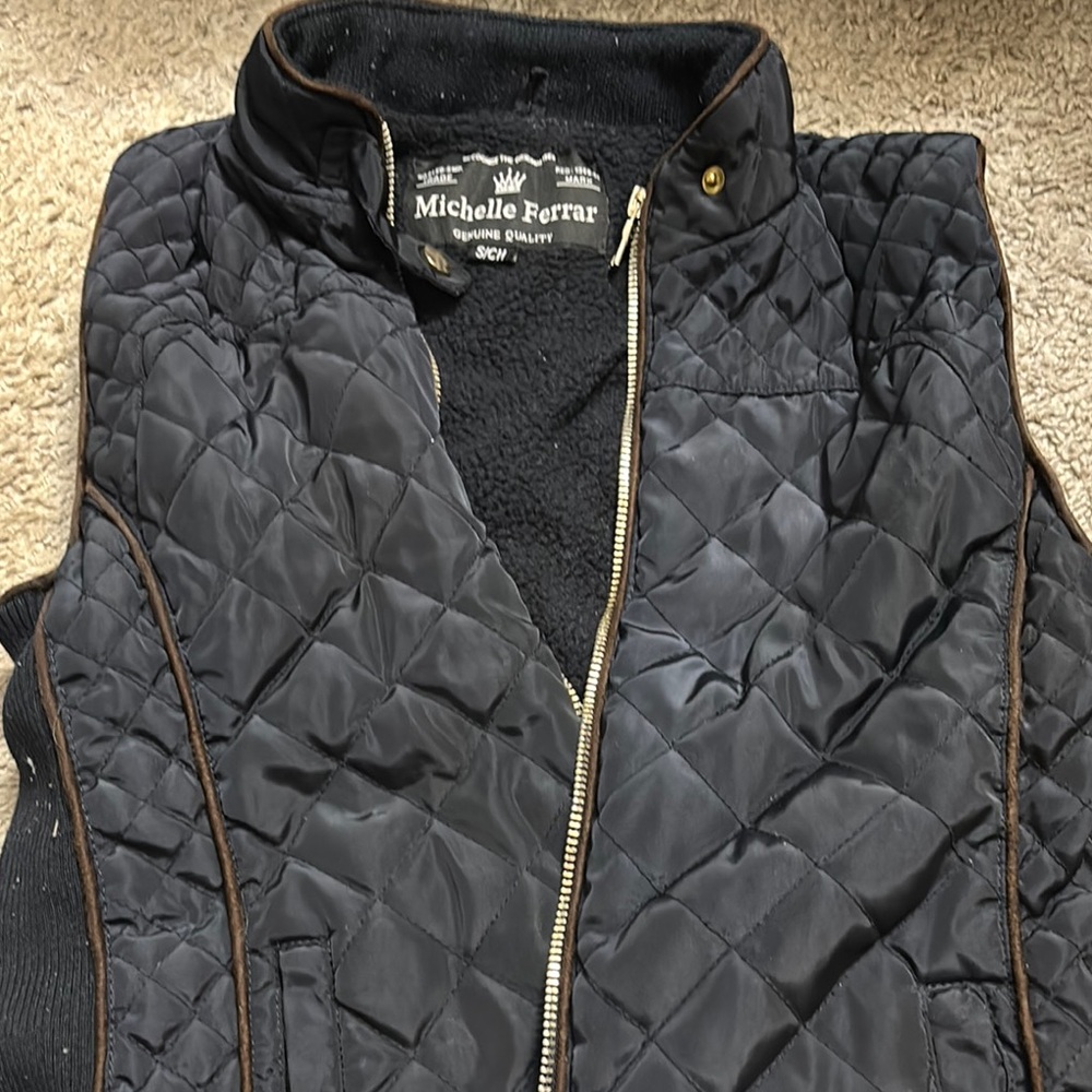 Michele Ferrar Quilted Trench Coat